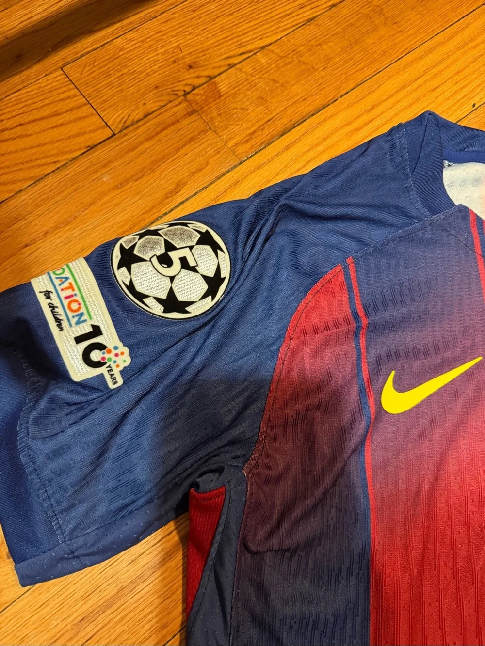FC Barcelona mens Red & Blue Soccer Jersey player version